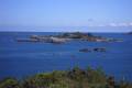 Porz Even: 'La Croix des Veuves' with view at Ile St-Riom